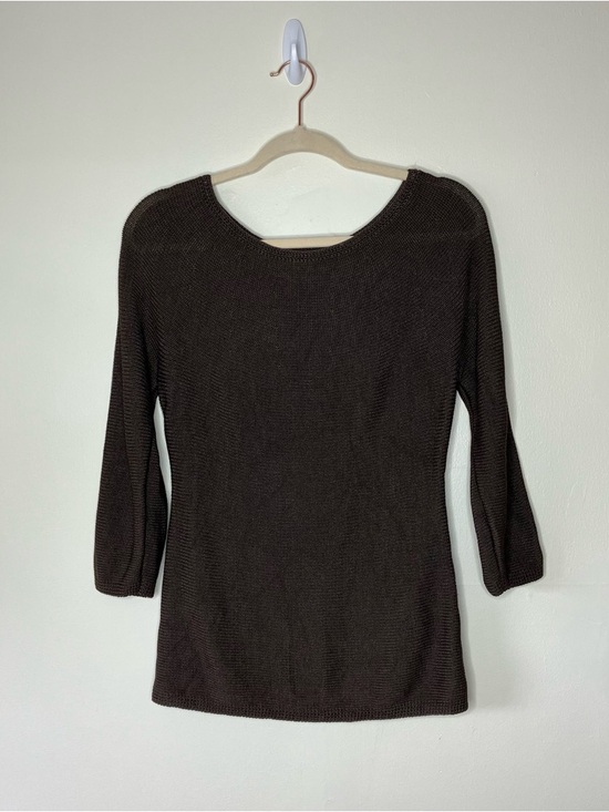 Ann Taylor Tops - Ann Taylor brown textured viscose knit top S